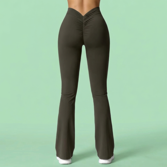 Fashion Flare Pants V-Cut