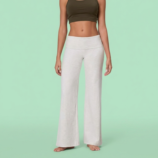 FlowEase High-Waist Wide-Leg Pants
